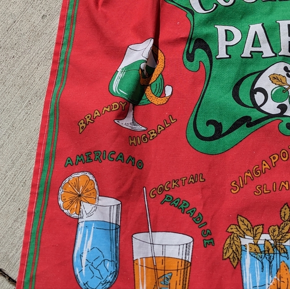 Vintage Cocktail Party Apron - Picture 3 of 4